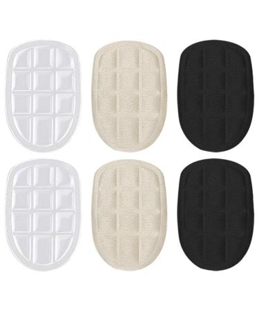 Baluue 3 Pairs Heel Cushion Pads Soft Shoe Grips Liners Foot Care Protectors for Women Men Loose Shoes