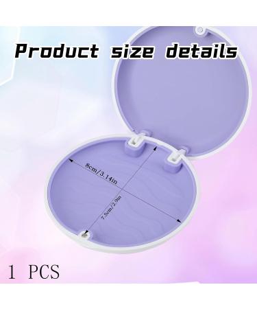 Lightweight Portable Retainer Case Denture Box Anti-Slip Design Perfect for On-The-go Storage Invisalign Case Magnetic Lock for Secure Seal Silicone Ideal for Retainers and Small Accessories (White) - Buy Online on GoSupps.com