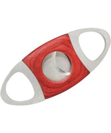Cigar Cutter Stainless Steel Guillotine Double Cut Slicer with 1 inch Diameter Hole Portable Smooth Cigar Cutter Suitable for Most Cigars to Smoke for Men - Buy Online on GoSupps.com