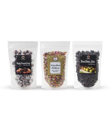 Mr. Merchant Mouth Freshener Combo Tamarind Candy Rajasthani Mukhwas Dried Salted Amla Candy (Pack of 3) 1.2kg_Packing May Vary