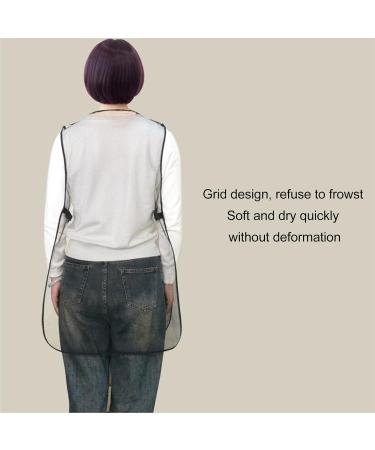 Sonew Waterproof Hairstylist Apron Lightweight Breathable Net Adjustable Barber Apron with Large Pocket for Salon Home - Buy Online on GoSupps.com