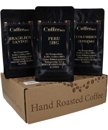 Coffeenes Cafe Grains 4 x 125 g - Assortiment Caf Grain 4 Saveurs - Coffret D gustation - Cafe en Grain Arabica - Coffret Cadeau Caf en Grains - Buy Online on GoSupps.com