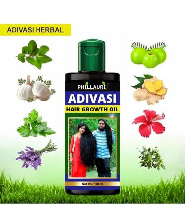 Adivasi Hair Oil Original - Herbal Hair Oil for Men & Women | 400ml | Best Natural Hair Care - Buy Online on GoSupps.com