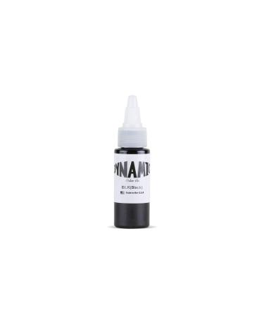 Dynamic Black Tattoo Ink Bottle 1oz 1 Fl Oz (Pack of 1) Black