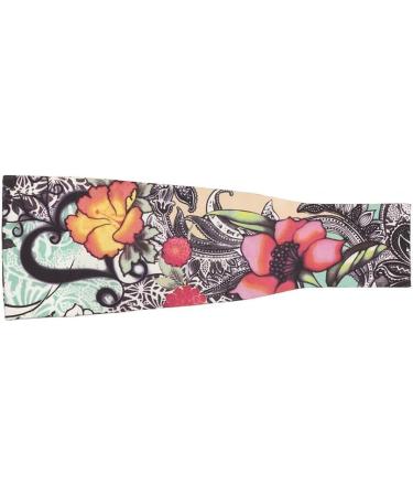 Lymphedivas Tattoo Blossom Arm Sleeve 30-40mmHg Medium Long | Diva Diamond Band - Buy Online on GoSupps.com