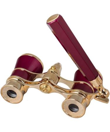Aroncent Opera Glasses 3X25 Compact Binoculars with Handle for Adults, Kids, Women - Red - Buy Online on GoSupps.com