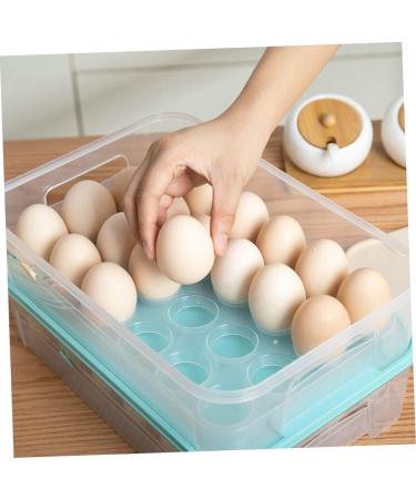 GLEAVI 1pc Kitchen Home Case Shop Egg Eggs Cover Blue for Protective Stackable with Storage Container Blue 32*21.5cm - Buy Online on GoSupps.com