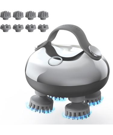 Arboleaf Electric Scalp Massager - Waterproof IPX7 8 Removable Heads 3 Modes | Relaxation & Deep Cleaning Device - International Shipping Available - Buy Online on GoSupps.com