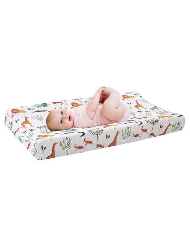 Ruiqas wrap pad for newborns soft breathable suitable for most changing tables (only changing lids without use.) Forest animal