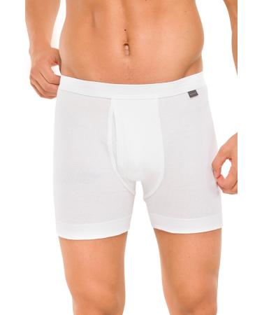 Schiesser Men's Pants Short Underwear 7 White (100-white)
