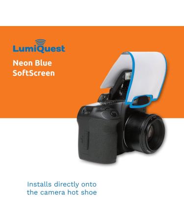 LumiQuest Soft Screen Flash Diffuser | Neon Blue | Universal Design for DSLR Cameras - Buy Online on GoSupps.com