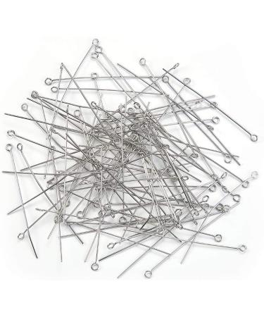 DanLingJewelry 304 Stainless Steel 24-Gauge Eye Pins for Jewelry Making - 50mm - Pack of 100 - Buy Online on GoSupps.com