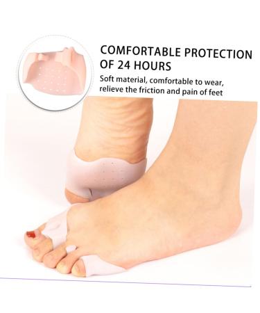 FRCOLOR Silicone Spreaders - 2 Pairs Hallux Separator & Bunion Straightener for Foot Pain Relief - Buy Online on GoSupps.com