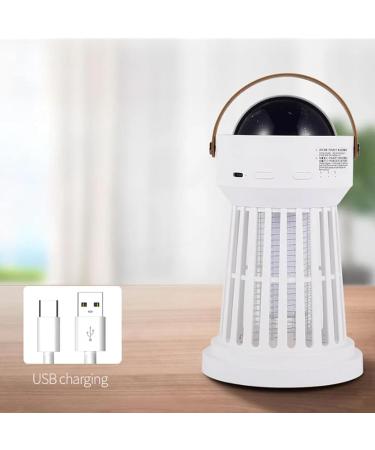Buzz Buster - 360 Indoor & Outdoor Protection Buzz Buster Mosquito Zapper Portable 3 in 1 Cordless Mosquito Lamp Rechargeable BuzzBuster with Music Box & Projector Lamp for Camping (Lighthouse) - Buy Online on GoSupps.com