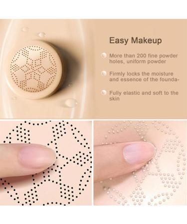 Lasuify Mushroom Head Air Cushion Foundation Lasuify Cc Cream Concealer Lasuify Mushroom Head Air Cushion CC Cream Foundation Upgrade Air Cushion Cc Cream Mushroom Head 3pcs - Buy Online on GoSupps.com