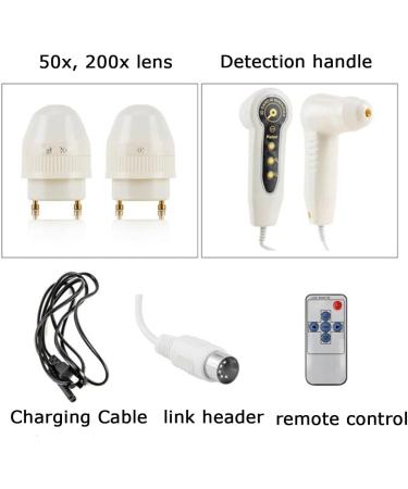 Skin Diagnosis Hair Analyzer 10.1inch Screen Multi Functional High Definition Rechargeable Skin Scalp Hair Follicle Detector High Sensitivity Digital Hair Follicle Skin Analyser Machine - Buy Online on GoSupps.com