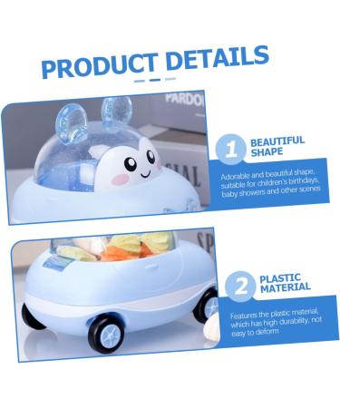 DEARMAMY Car 3pcs Candy Box Candy Case Toiletry Containers Candy Container Candies Cases Baby Car Delicate Automotive 1 - Buy Online on GoSupps.com