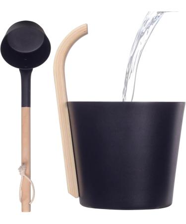 Aluminum Sauna Barrel 7L Sauna Bucket Luxurious Finnish Sauna Large Capacity Aluminum Bucket Sauna Metal Bucket Matching Ladle Sauna Barrel with Long Handle Spoon Set for Sauna and - Buy Online on GoSupps.com