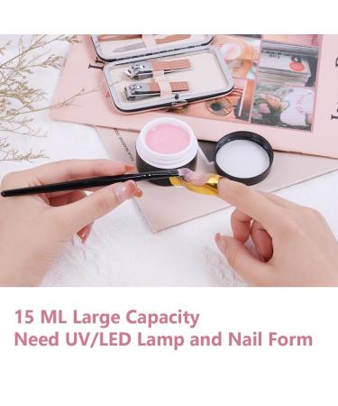 Lophe Advanced Gel for Gel Nails | 15ml UV Nail Extension & Modeling Gel | Nail Art Builder & Sealing Gel for Home & Salon Use - Buy Online on GoSupps.com