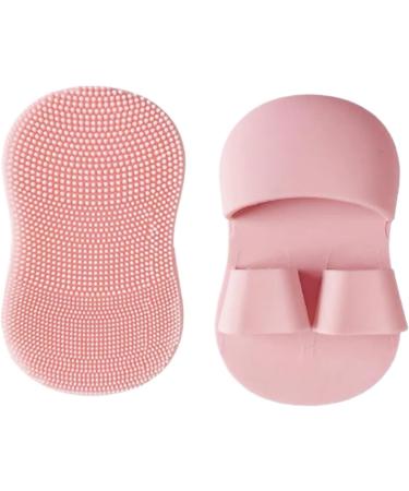 Silicone Finger Facial Cleansing Brush - Gentle Exfoliator & Massager for Blackhead & Pore Cleansing - Mini Soft Face Scrubber for Men & Women (Light Pink) | International Shipping - Buy Online on GoSupps.com