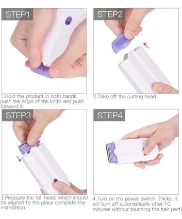 Lumishave Lumi Shave At Home Laser Hair Removal Lumi Razor Portable Wireless Removable For Armpit Private Parts Legs Arms For Women/Men (1pcs) - Buy Online on GoSupps.com