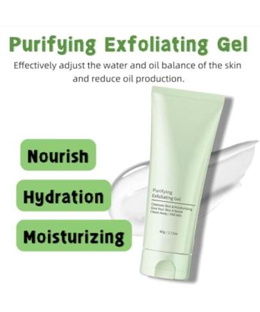 2PCS Purifying Exfoliating Gel Moisturizing Skin Give Cleansing Face and Body Exfoliating Scrub Gel - Buy Online on GoSupps.com