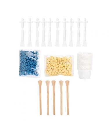 Nasal hair removal wax nose wax set nose wax stick set facial nose hair removal wax kit 140 g for men and women with 15 applicator pens for safe Painless hair removal