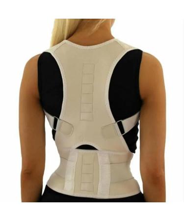 Corrector Back Brace Belt Posture Corset Beige XXL - Buy Online on GoSupps.com