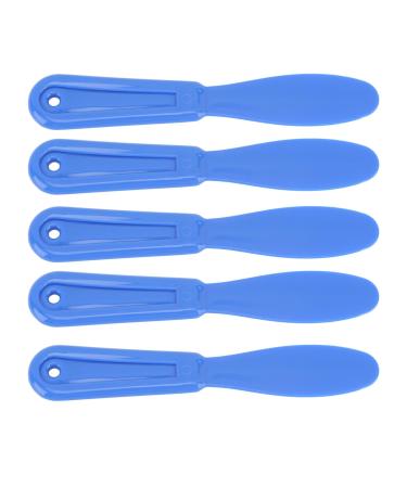 Verdant Touch Dental Alginate Mixing Plaster Dental Plastic Plaster Spatulas Mixing Knife for Alginate Impression 5pcs Dark Blue