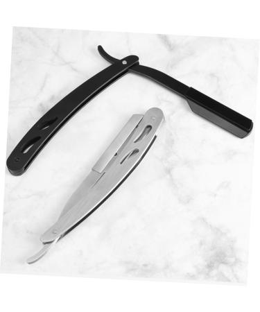 Buy Minkissy 2pcs Vintage Razor Holder - Stainless Steel Hairy Knife - Foldable & Durable | International Shipping Available - Buy Online on GoSupps.com