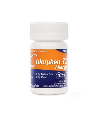 Chlorpheniramine Maleate Extended Release 12 Mg  60 Tablets
