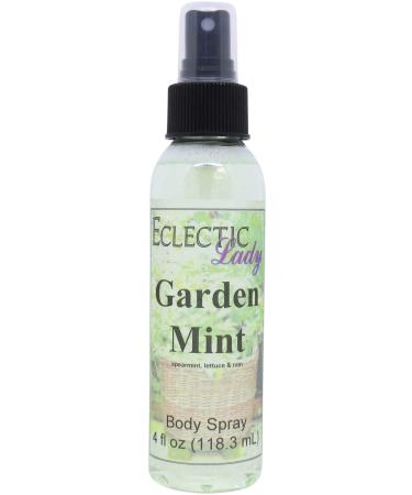 Garden Mint Body Spray (Double Strength) 4 ounces Body Mist for Women with Clean Light & Gentle Fragrance Long Lasting Perfume with Comforting Scent for Men & Women Cologne with Soft Subtle 4 Fluid Ounces (Double Strength)