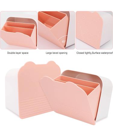 Buy Women's Plastic Hanging Tampon Storage Box - 15.5x15.5cm Organizer for Bathrooms | Pink | 1 Pack - Buy Online on GoSupps.com