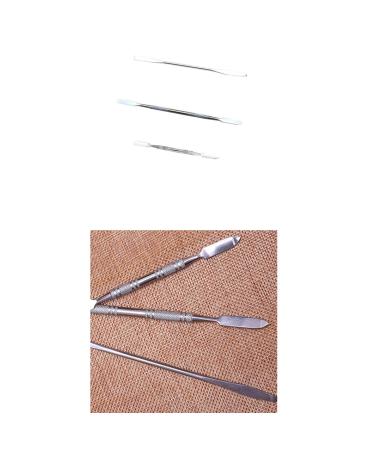 Buy Stainless Steel Depotting Spatula Set - 3Pcs Makeup Palette Tool & Accessories for Cosmetics - Buy Online on GoSupps.com