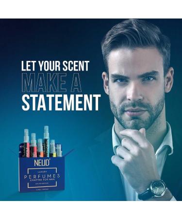 NEU.D Luxury Perfume Gift Set 6 x 10 ml for Men | Eau De Parfums | Amber Vanilla Citrus Aquatic Cedar Sandalwood Scent | Long Lasting Fragrance EDP Set - Buy Online on GoSupps.com
