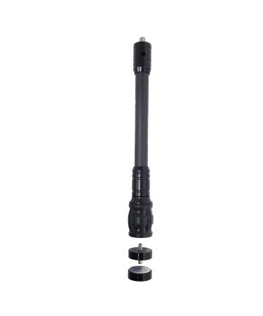 SAS Carbon X Hunting Pro Bow Stabilizer for Compound Bows with Dampener and Weights Ultra Lightweight High Modual with Matt Finish 6"