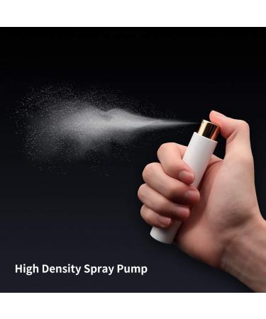 Portable Refillable Perfume Spray Bottle 10ml - White | Funnel Filler & Refill Pump for Travel - International Shipping Available - Buy Online on GoSupps.com