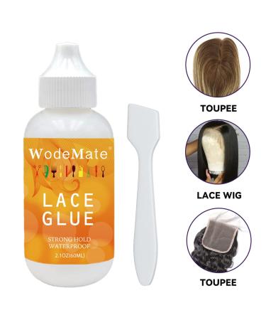 Strong Hold Wig Glue - Waterproof Adhesive for Lace Wigs & Toupees - 2.1oz Oil-Resistant Bonding - Buy Online on GoSupps.com