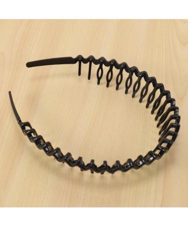 TAVIS TAVIS(R) Plastic Teeth Comb Hairband Hair Hoop Headband Black for Woman - Buy Online on GoSupps.com