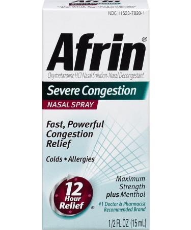 Afrin Severe Congestion Pump 0.5 Ounce - Buy Packs and Save (Pack of 3)