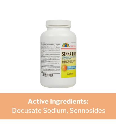 Senna Plus Stool Softener Tablet 1000/Bottle 50mg/8.6mg Docusate Sodium/Sennosides - 455-01-GCP - Buy Online on GoSupps.com