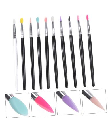 FRCOLOR 30 Pcs Eye Shadow Brush Set - Silicone Lipstick & Makeup Applicators for Flawless Face & Lip - Durable Plastic Handle - Buy Online on GoSupps.com