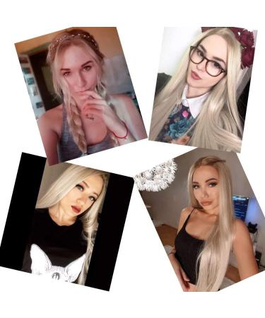 Xiweiya Light Blonde Ombre-Brown Synthetic Wig for Women - Heat-Resistant Cosplay Hair Smooth Side Part International Shipping - Buy Online on GoSupps.com