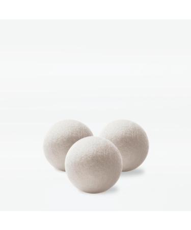 Moss Creek - Wool Dryer Balls - Reusable Dryer Balls for Laundry - Anti Static Fabric Softener Balls - Eco-Friendly Laundry Balls for Dryer - 3 XL Wool Dryer Balls per pack - 2 Pack White 3 Count (Pack of 2) White - Buy Online on GoSupps.com
