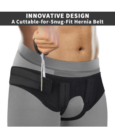 Adjustable Breathable Truss Brace for Groin Hernias | Medical Inguinal Hernia Guard for Men & Women | Pain Relief & Post-Surgery Support with 2 Removable Compression Pads - Buy Online on GoSupps.com