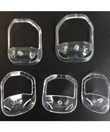 5 Sizes Set Goatee Beard Shaper Beard Styling Template Beard Shaping Tool Fashion Goatee Shaving Template Goatee Trimming Supplies for Men - Buy Online on GoSupps.com