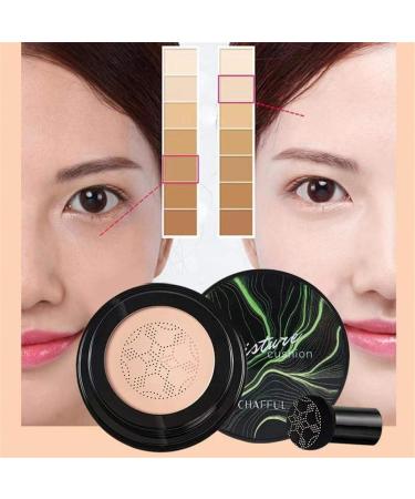 Sunday88 Mushroom Head Air Cushion BB Cream Concealer Foundation + Sponge CC Cream - Long Lasting, Moisturizing, Whitening, Brightening - Buy Online on GoSupps.com