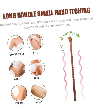 Healvian 3-Piece Wooden Back Scratcher Set | Portable Massage & Shoe Puller | Ergonomic Wenge Scraper for Ultimate Comfort - Buy Online on GoSupps.com