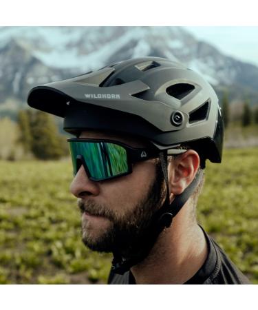 Wildhorn Radke MTB Cycling Glasses - UV400 Sports Sunglasses for Men | 3 Interchangeable Lenses - Stealth Jetblack - Buy Online on GoSupps.com