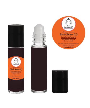 Compare to Aroma Black Butter Body Oil - Unisex Fragrance Roll-On 1/3 oz (9.86ml) - International Shipping Available - Buy Online on GoSupps.com
